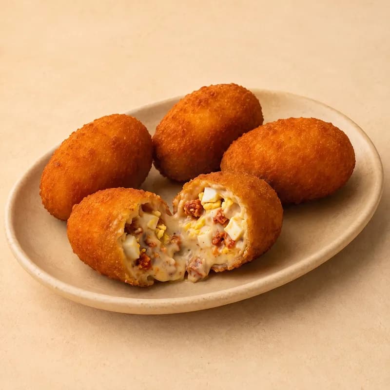 Croquetes d'ou i xoriço (4 u.)