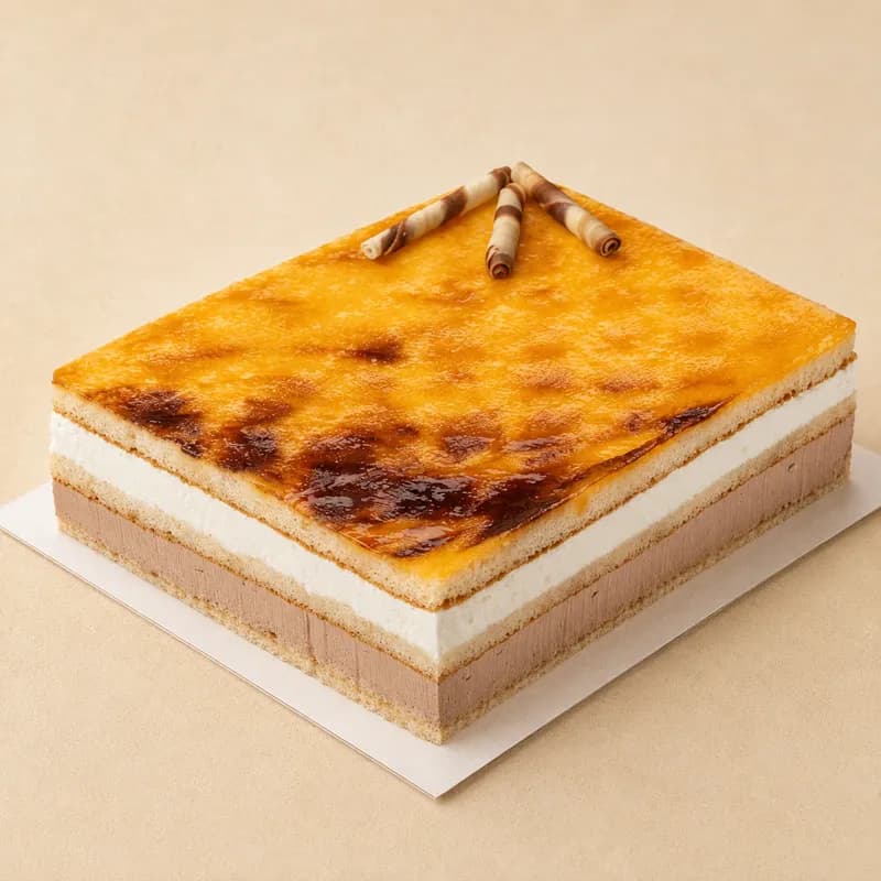Pastís de nata i trufa